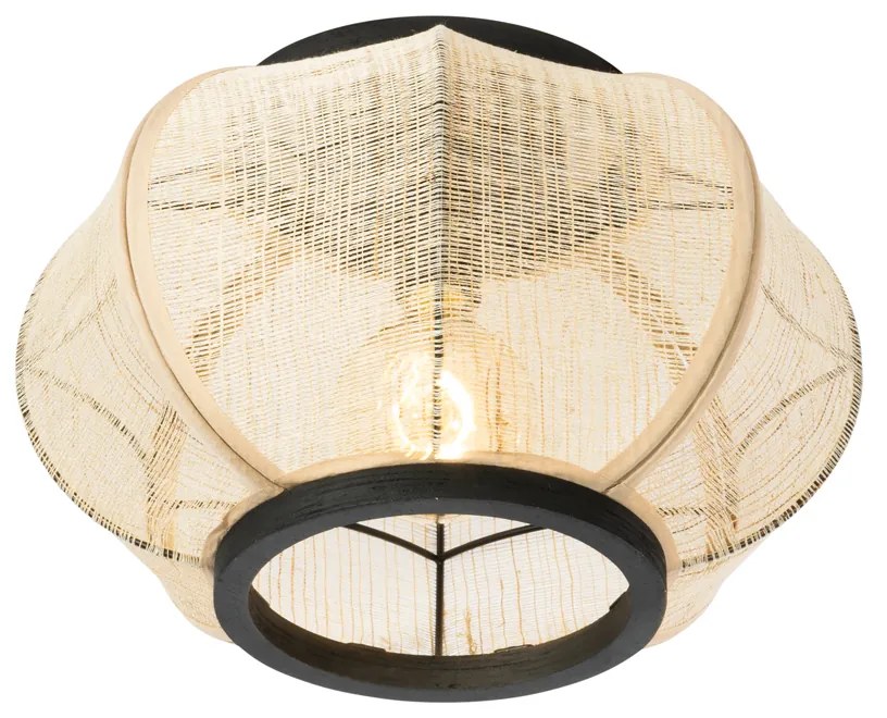 Oosterse plafondlamp bruin - Rob