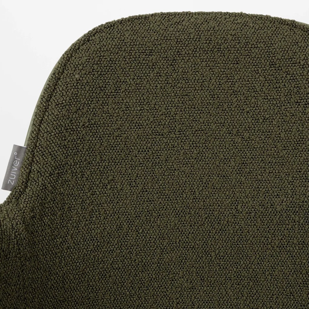 Zuiver Albert Kuip Swivel Groene Draaistoel Met Armleuningen