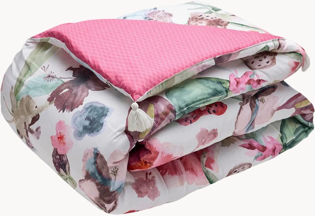 Katoenen satijnen deken Exotique