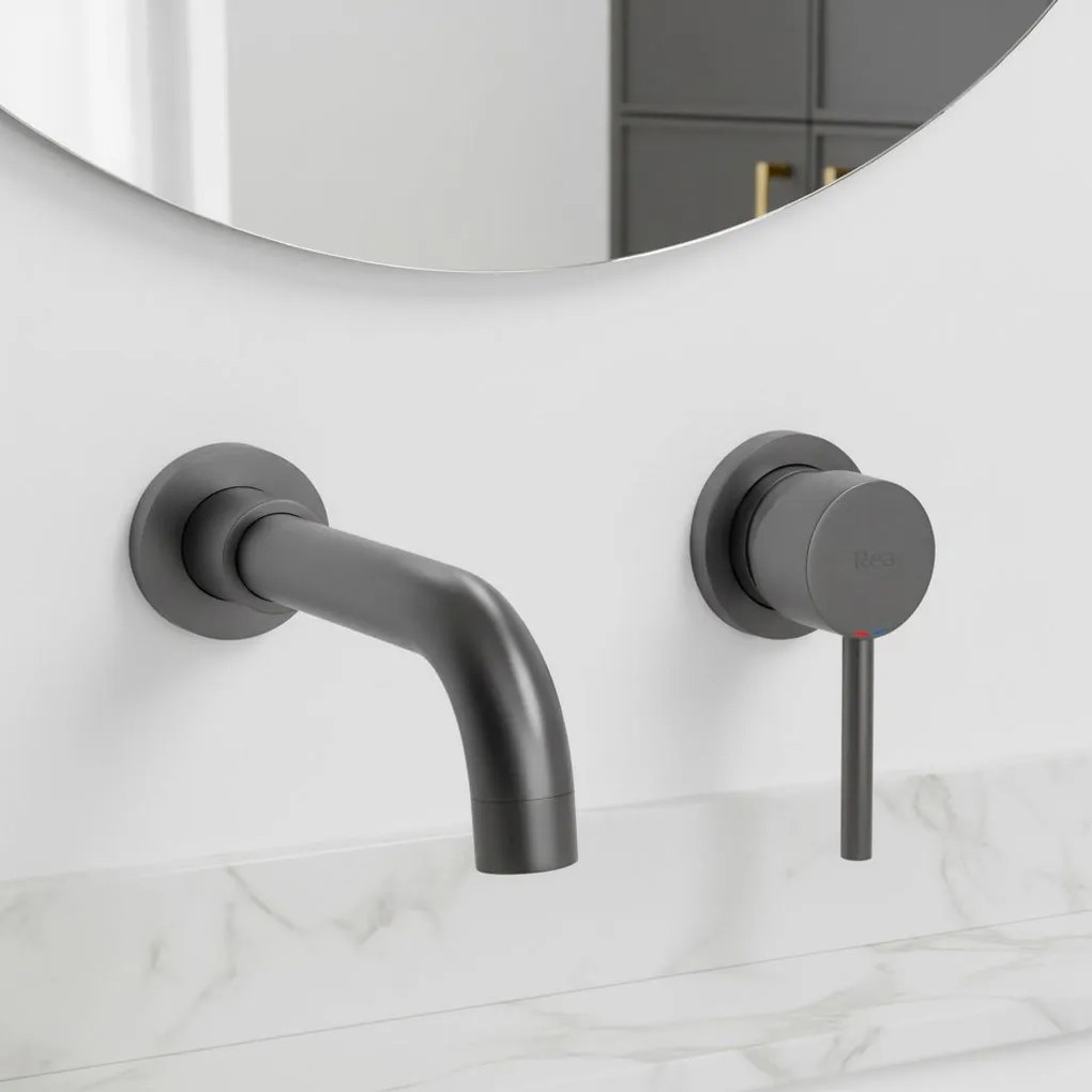 Inbouw wastafelkraan Rea Lungo Long Titan  + BOX