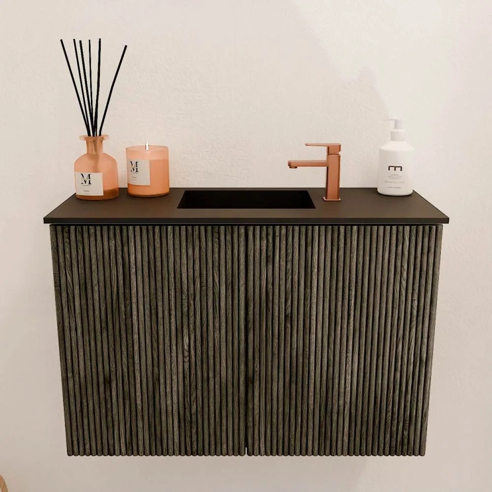 Mondiaz Joya 60cm toiletmeubel shadow met wastafel faye midden 1 kraangat urban