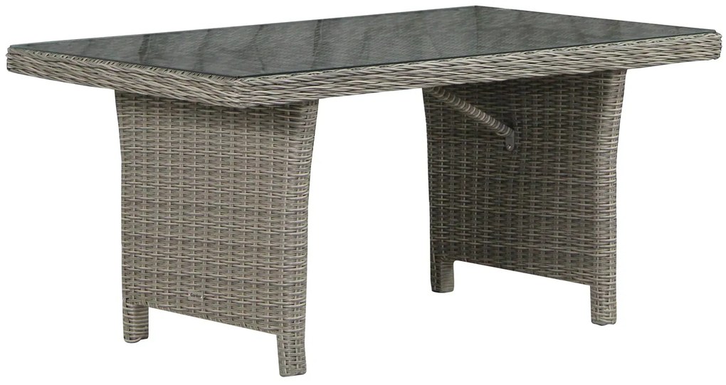 Dining Loungeset 5 personen Wicker Grijs  Garden Collections New Castle