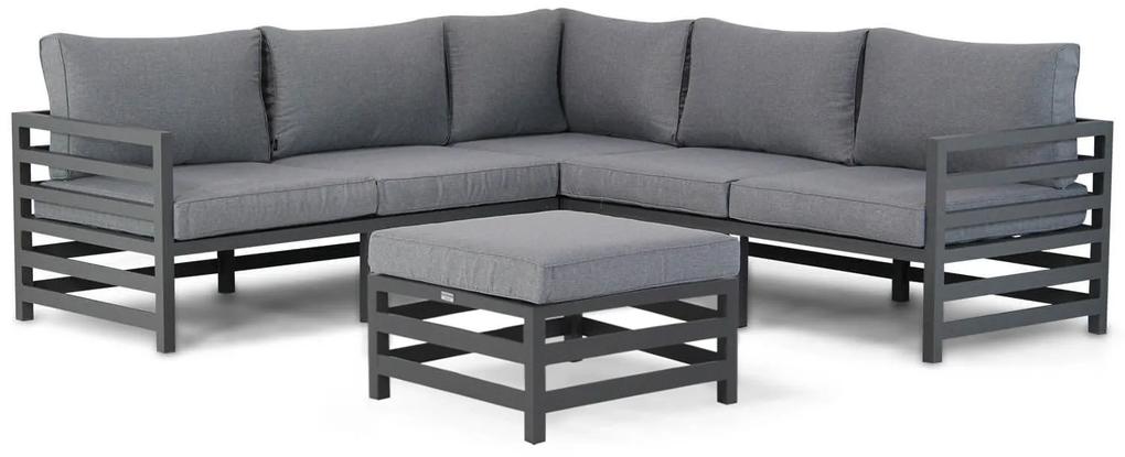 Hoek loungeset  Aluminium Grijs 5 personen Domani Furniture Melby