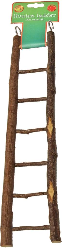 Houten ladder 7 traps Natural