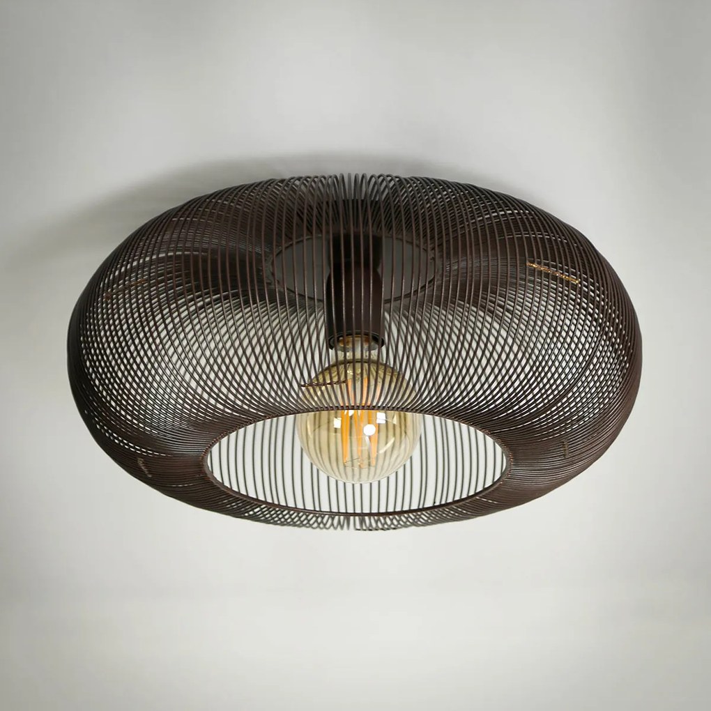 Plafondlamp Staaldraad
