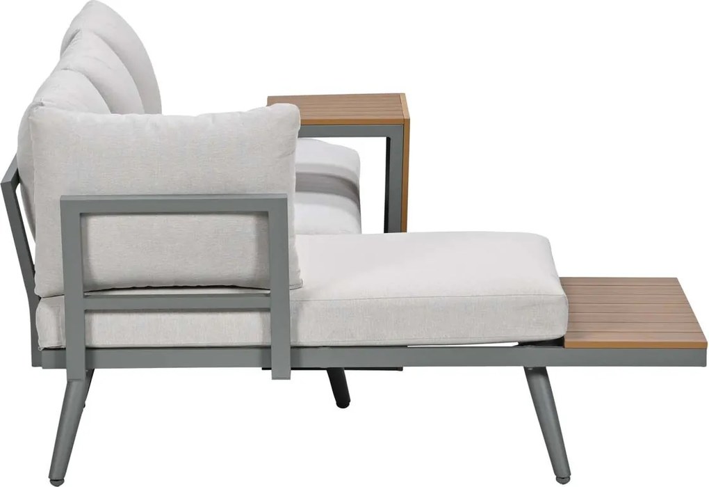 Garden Impressions Tibo loungeset 3-delig - stone green