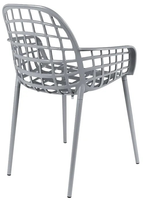 Zuiver Albert Kuip Garden Aluminium Tuinstoel Grijs