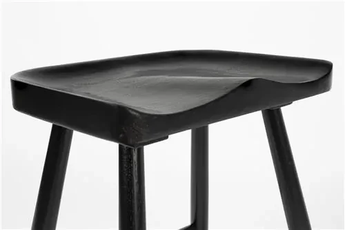 House of Rebels Counter Barkruk - 65 cm - Nienke - Zwart - Eiken - House of Rebels
