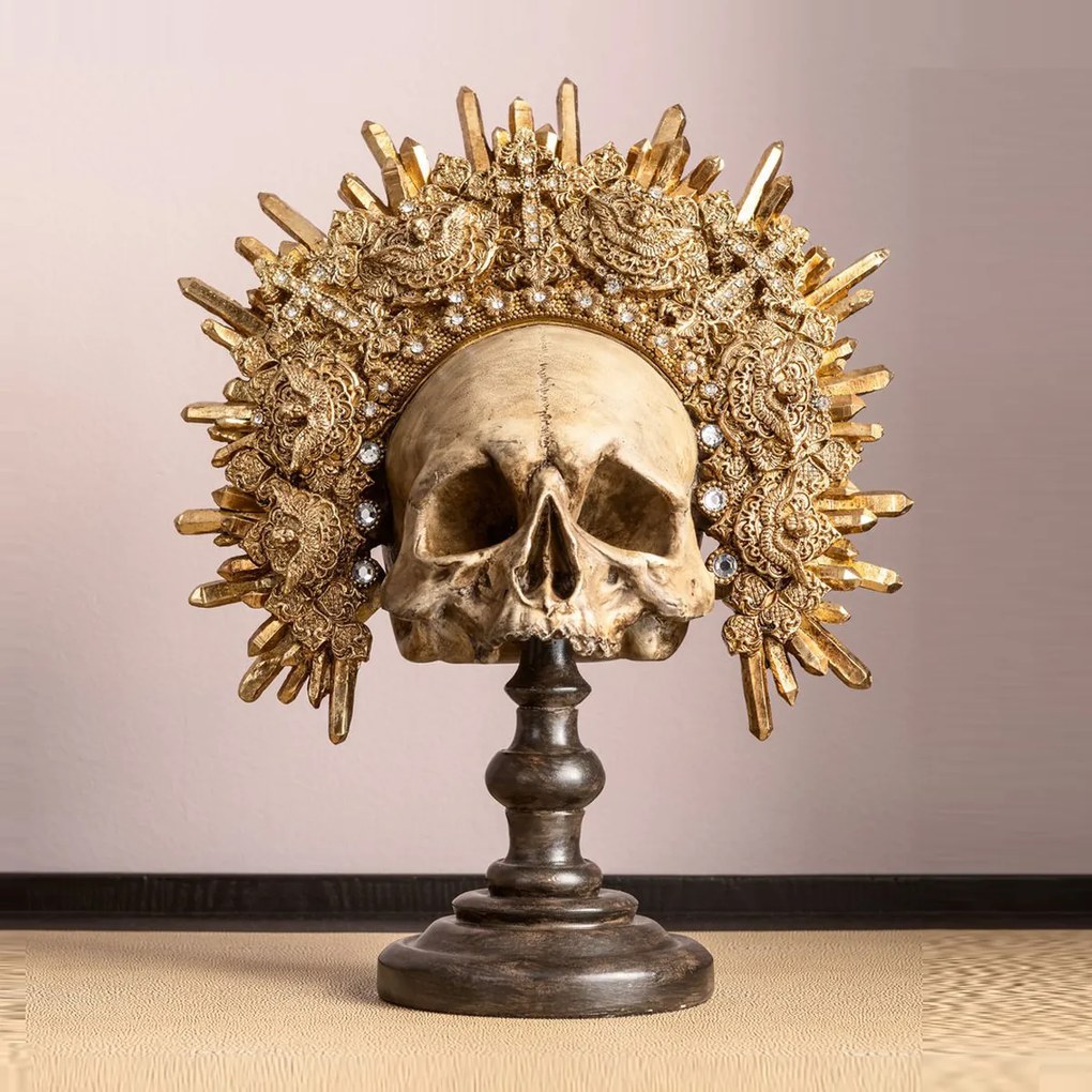 Deco Gouden Schedel