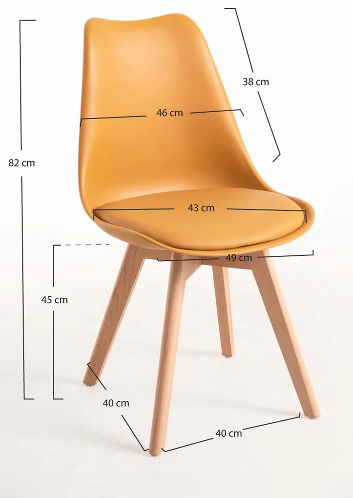 Set 6 Synk Basic Stoelen