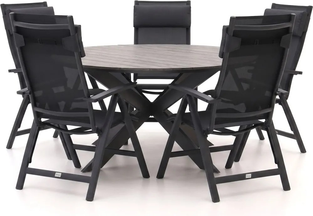 Diningset Bellagio  | 5 personen | Tuinset polywood | 6-delig | Kees Smit Tuinmeubelen