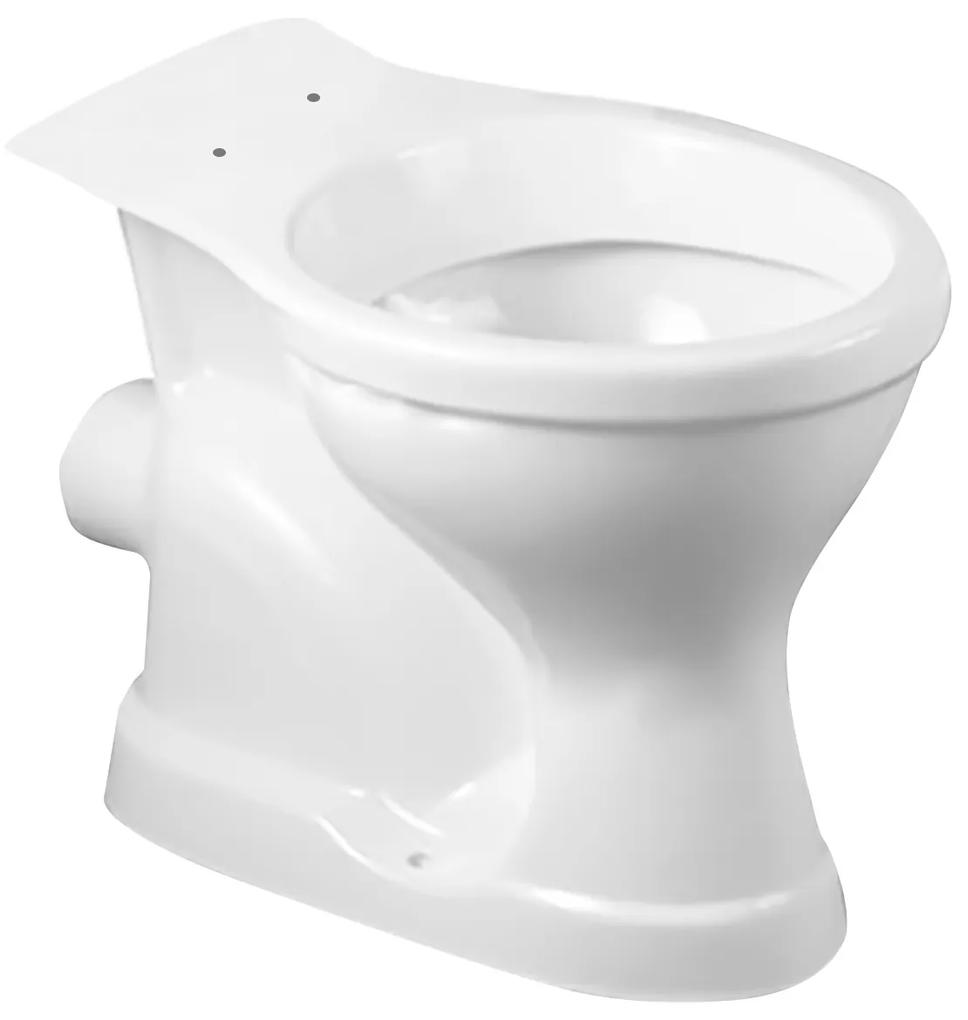 Toiletpot Staand Boss & Wessing Aqua Muur Aansluiting Wit