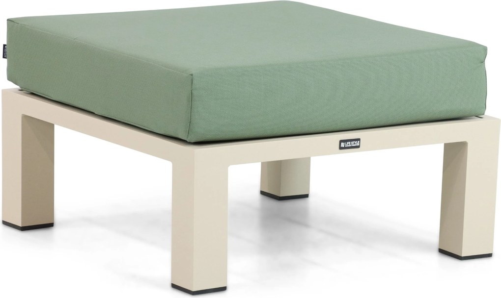 Hoek loungeset 6 personen Aluminium Taupe Lifestyle Garden Furniture Luca