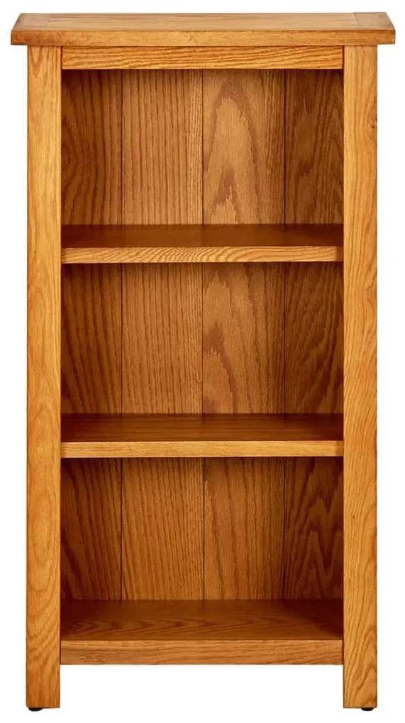 vidaXL Boekenkast 45x22,5x82 cm massief eikenhout