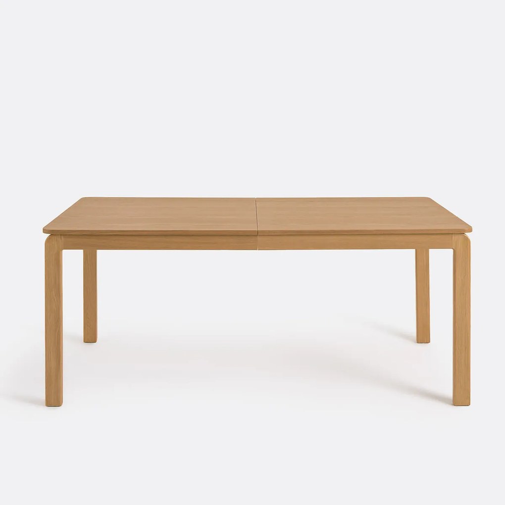 Uitschuifbare eettafel, eikenfineer, 6 tot 8 couverts, Talet