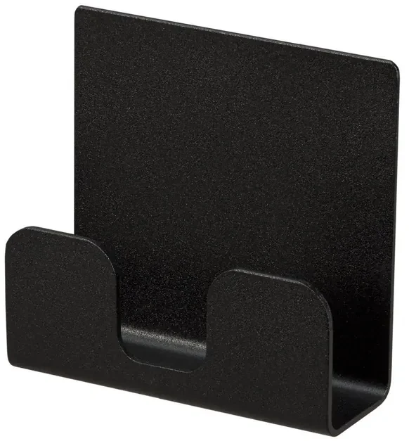 Haceka Redefine Handdoekhaak - dubbel - zelfklevend - mat zwart 2010544