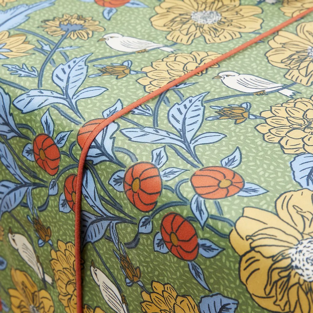 Plat laken in katoensatijn, Johanna