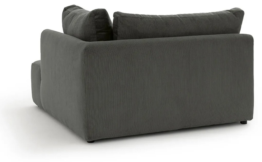 Moduleerbare hoekbank ribfluweel, Monica