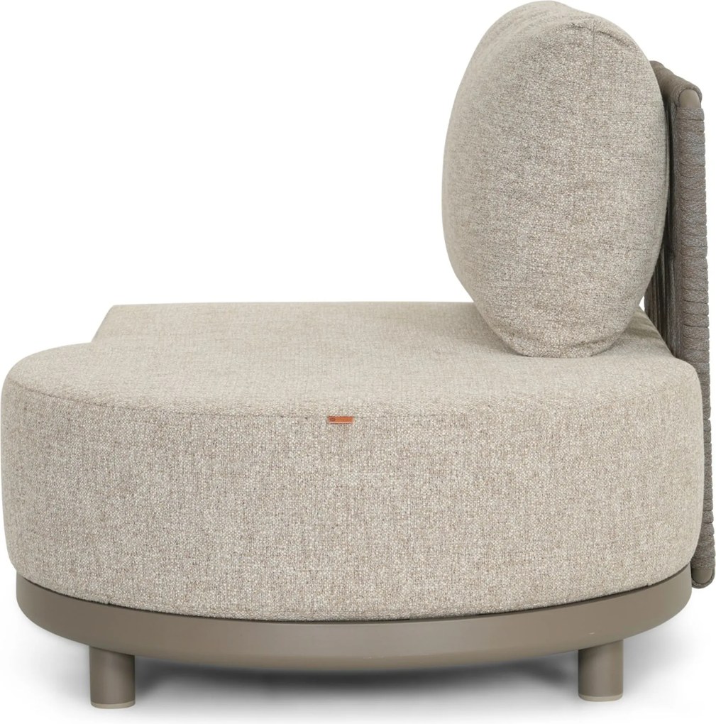 Santika Furniture Santika Cayora Organisch Loungeset - Rope Taupe 4-delig