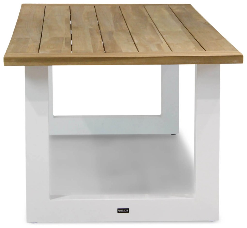 Dining Tuintafel rechthoekig wit 240 x 100 cm Wit Talai