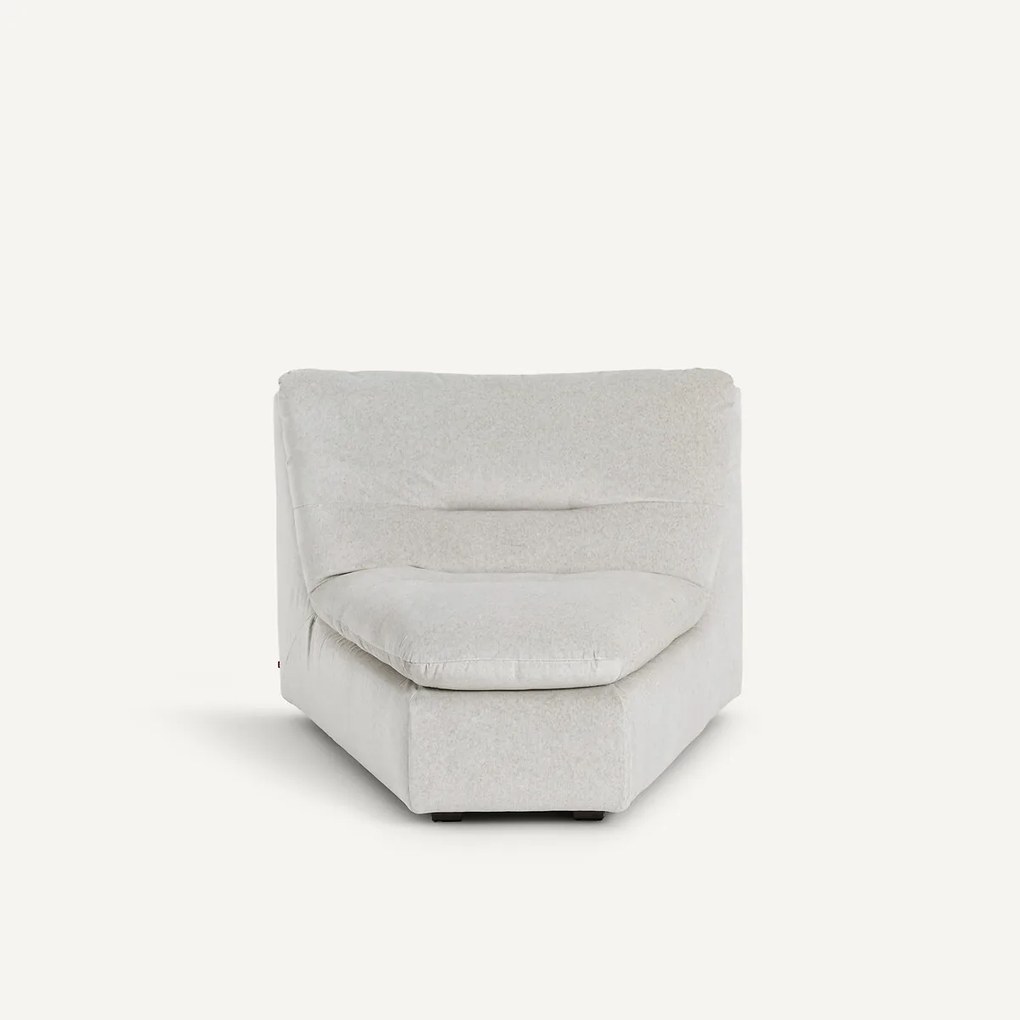 Modulaire hoek in linnen fluweel, GIULIANO