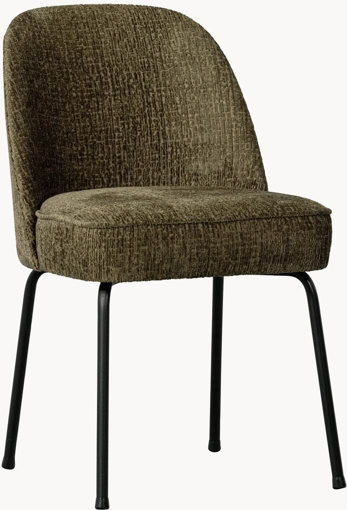 Chenille eetstoelen Vogue, 2 stuks