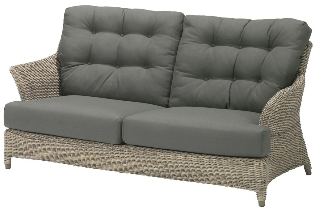 4 Seasons Outdoor Valentine 2,5 seater bench, pure SALE  Loungebank    beige weerbestendig