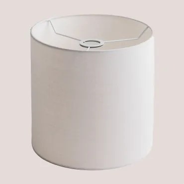 Arlina Linnen Lampenkap Wit & Ø30 Cm - ↑30 Cm - Sklum