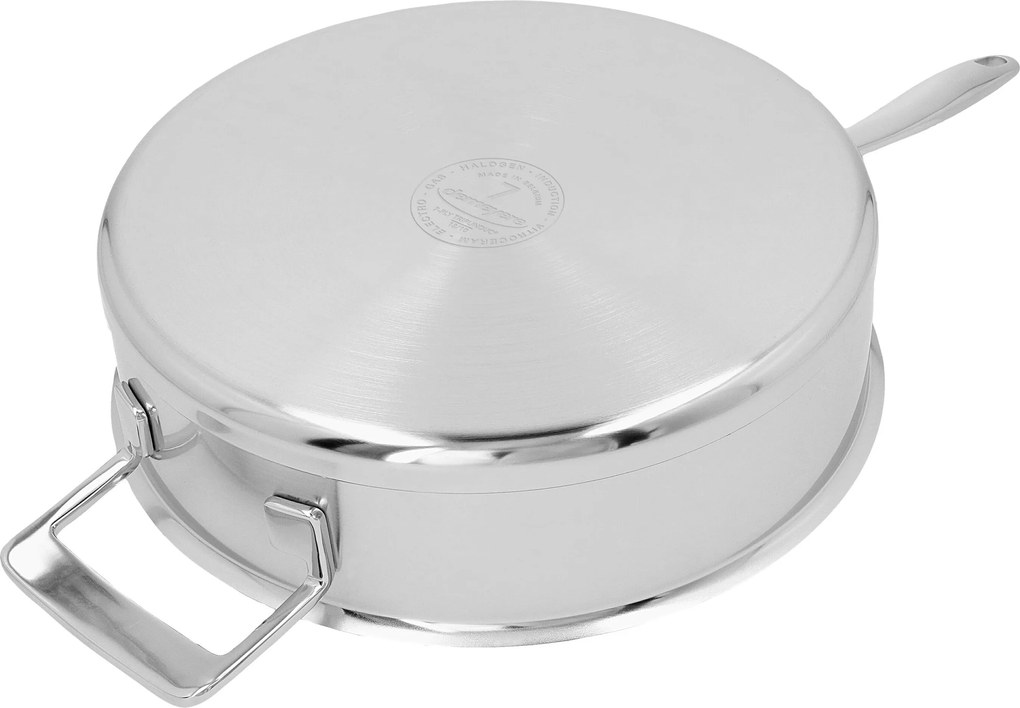 Demeyere Silver 7 Sauteerpan met dubbelwandig deksel 28 cm / 4,75 l - Silver 7 - Demeyere