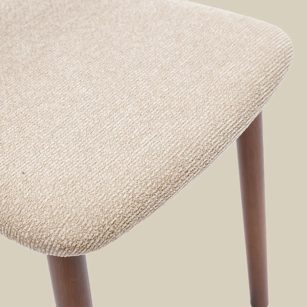 Scandinavische Stoel Walnoot Hout