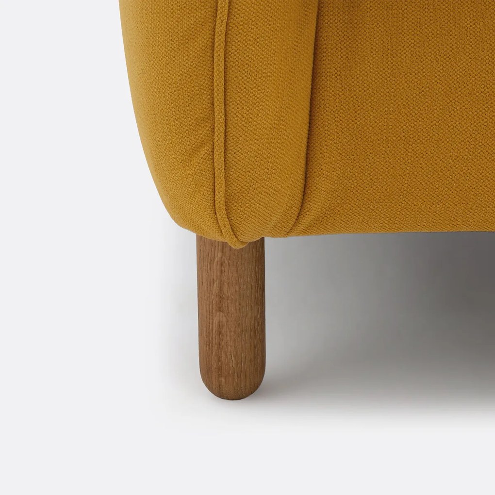 Katoenen en linnen 4-zits hoekbank, Loméo