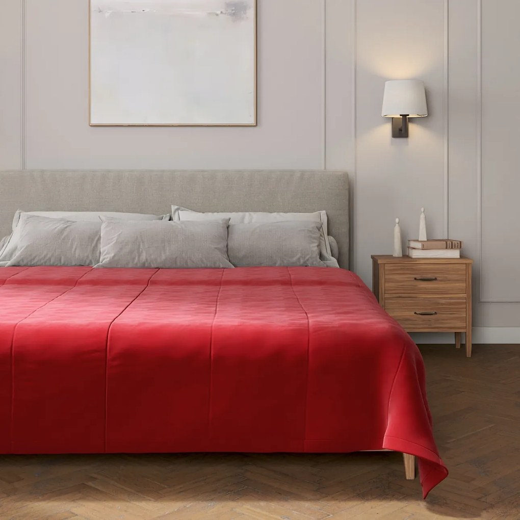 Dekoria Sprei Velvet, rood