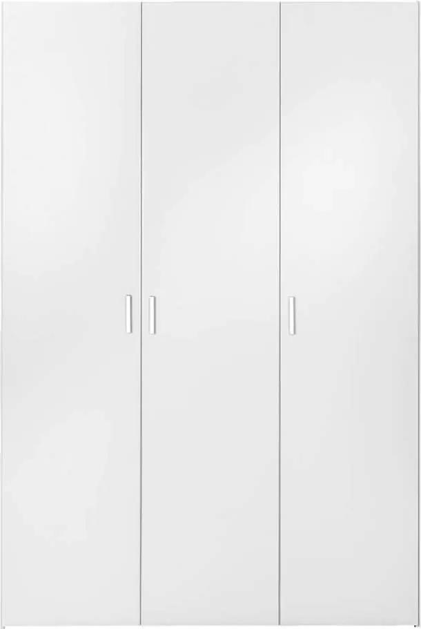 Kledingkast Space 3-deurs - wit - 175,4x115,8x49,5 cm - Leen Bakker