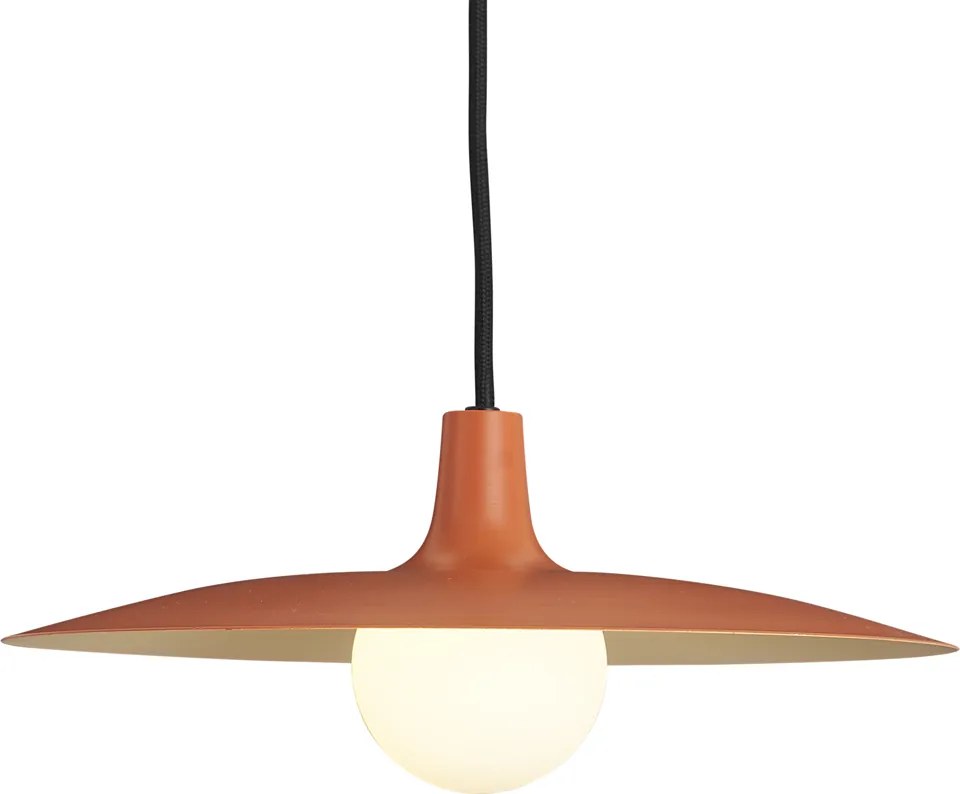 Retro hanglamp oranje voor railsysteem 1-fase - Slimline Panzi