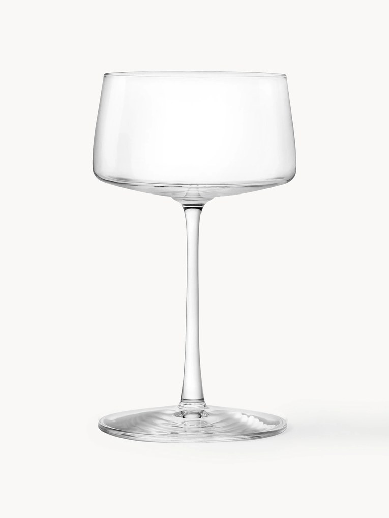 Kristallen champagneglazen Power, set van 6