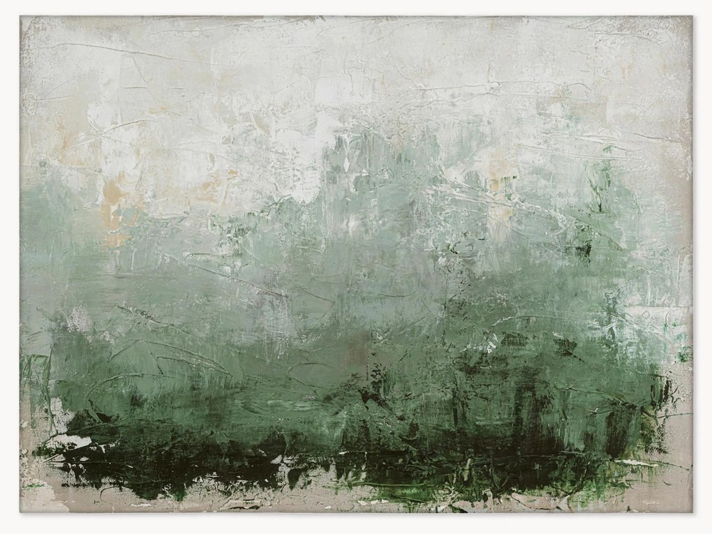 Handgeschilderd ingelijst canvas New Story