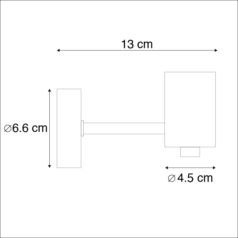 Set van 2 Moderne wandlampen chroom - Facil Modern E27 rond Binnenverlichting Lamp