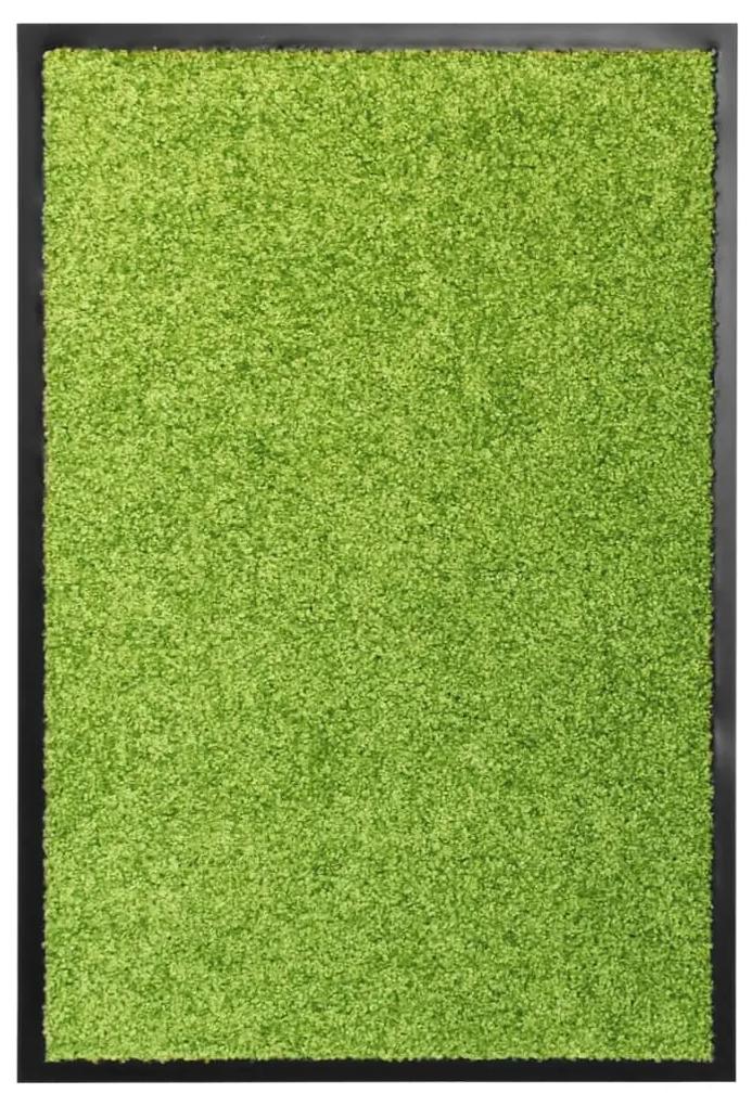 vidaXL Deurmat wasbaar 40x60 cm groen