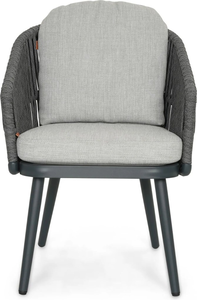 Tuinset 4 personen 120 cm Rope Grijs Santika Furniture Santika