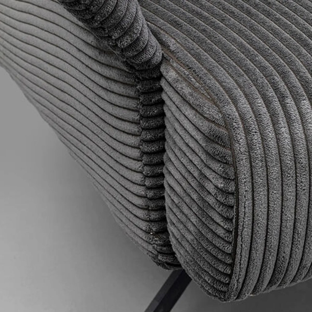 Kare Design Milo Draaibare Fauteuil Corduroy Grijs