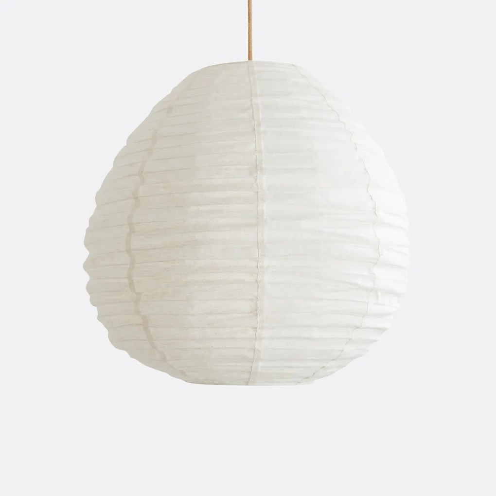 Bolvormige hanglamp in jute stof Ø55 cm, Robia