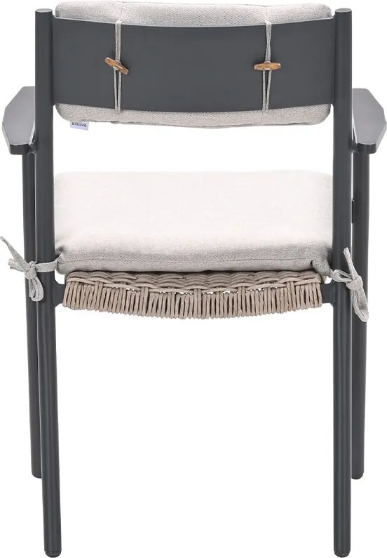 Garden Impressions Lily tuinstoel - donker grijs