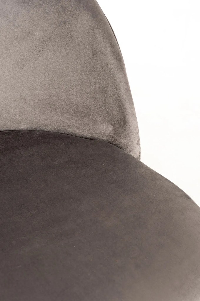 Set 4 Vint Fluwelen Golden Stoelen