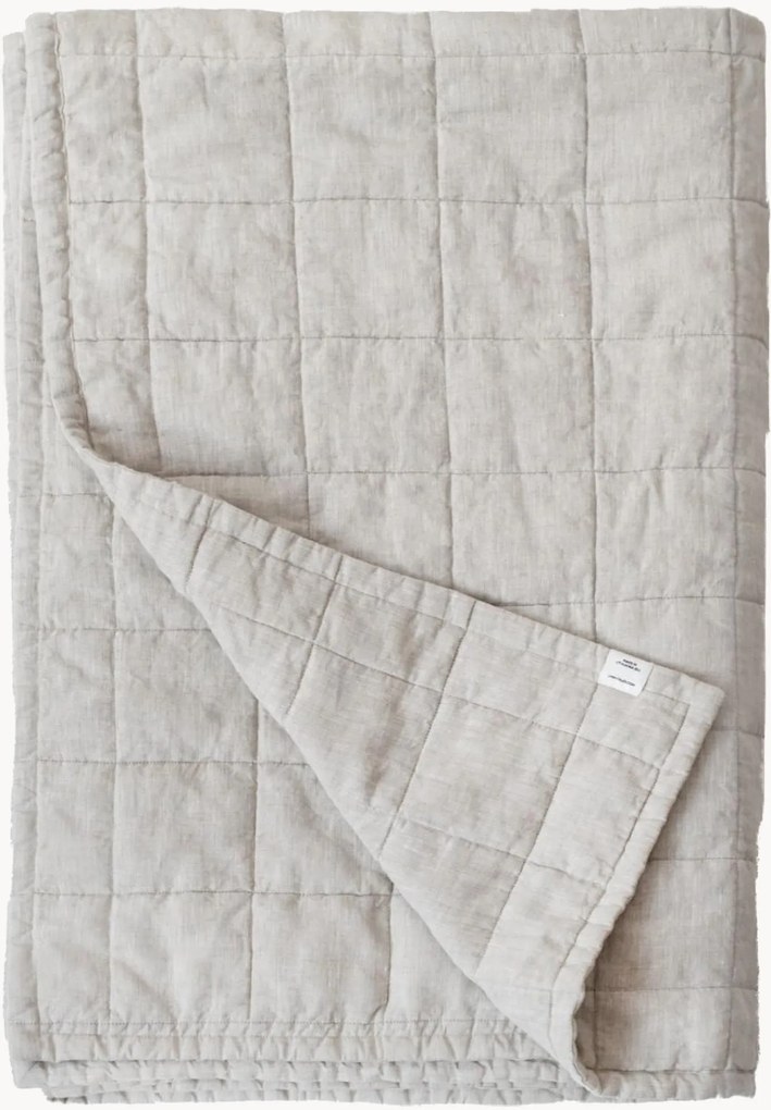 Linnen bedsprei Melange