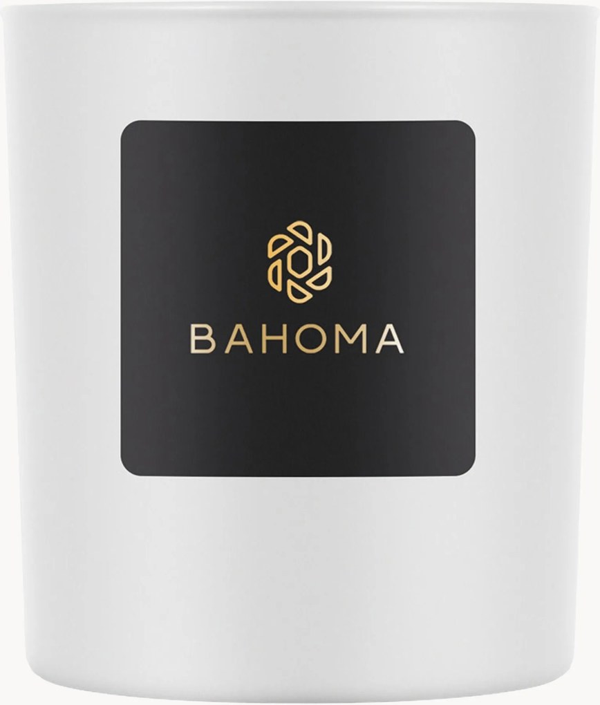 Met de hand gegoten grote kaars pearl (vanilleparfait)