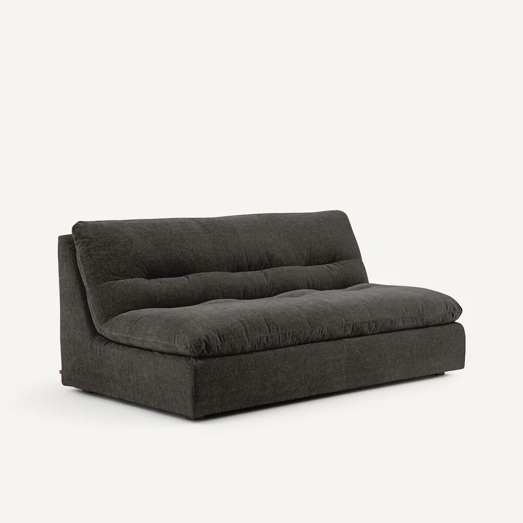 Modulaire 3-zits bank in chenille fluweel, Giuliano