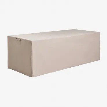 Rechthoekige Beschermhoes Voor Tuintafel Otley Moka Bruin & 260 X 110 Cm - Sklum