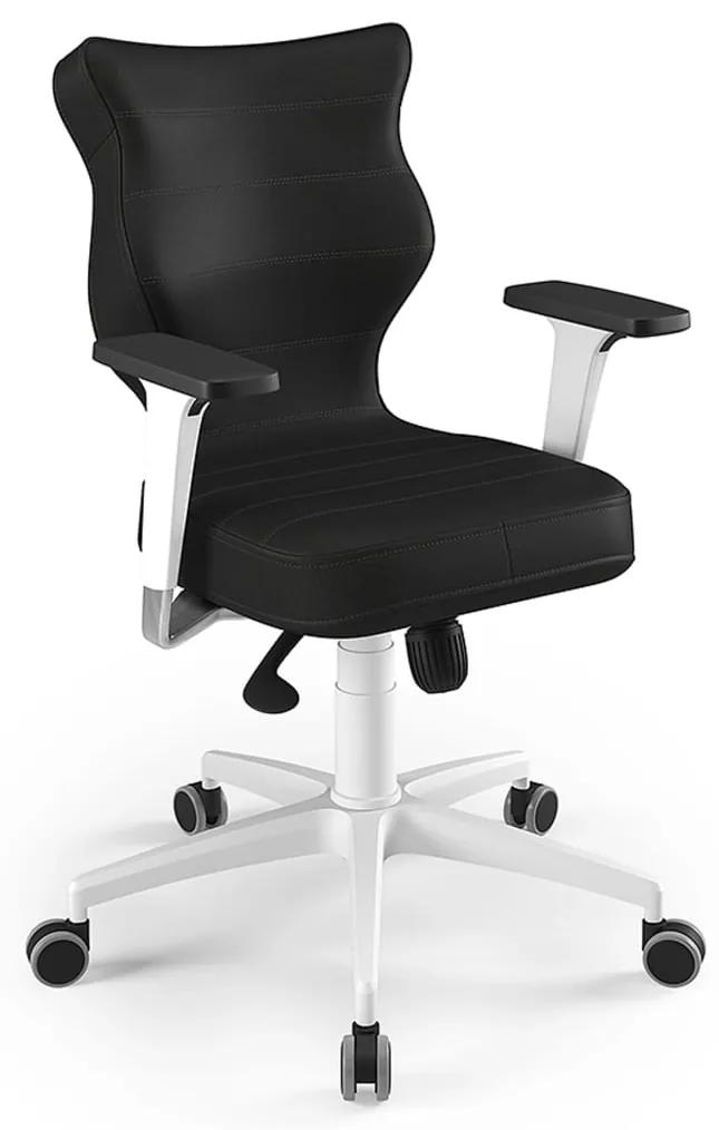 Entelo Kantoorstoel Perto White Vero 01 ergonomisch zwart