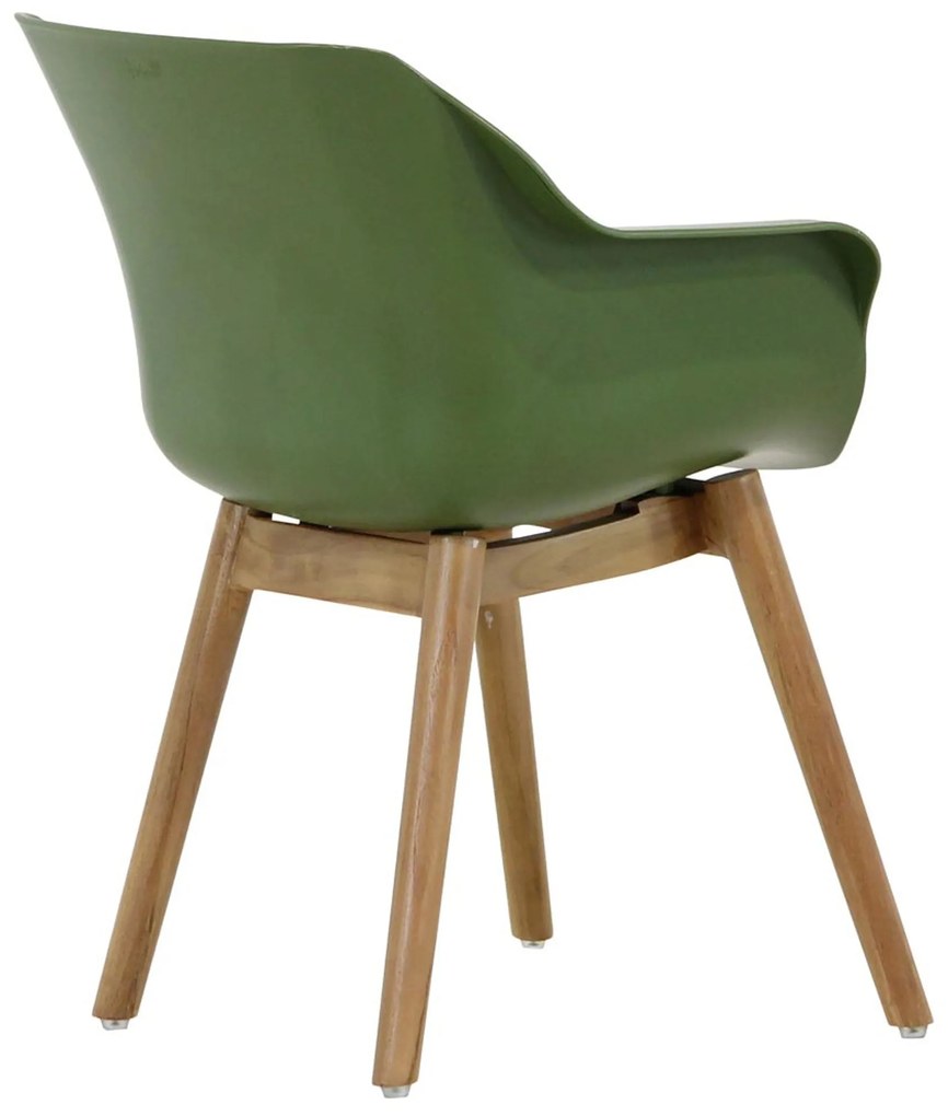 Tuinset Ronde Tuintafel 4 personen 120 cm Kunststof Groen Hartman Sophie