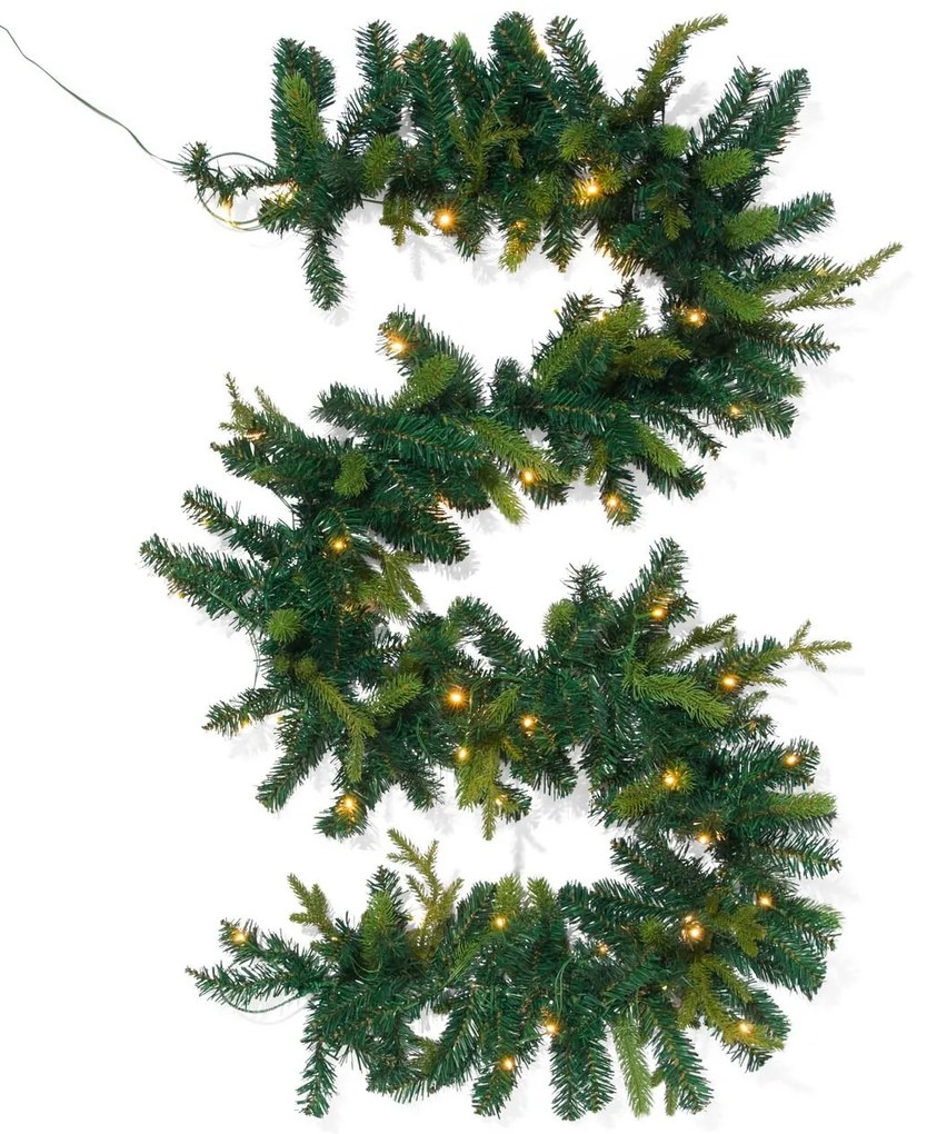 HEMA Lichtsnoer Kerstslinger 50 LED Lampjes 5.7m (groen)